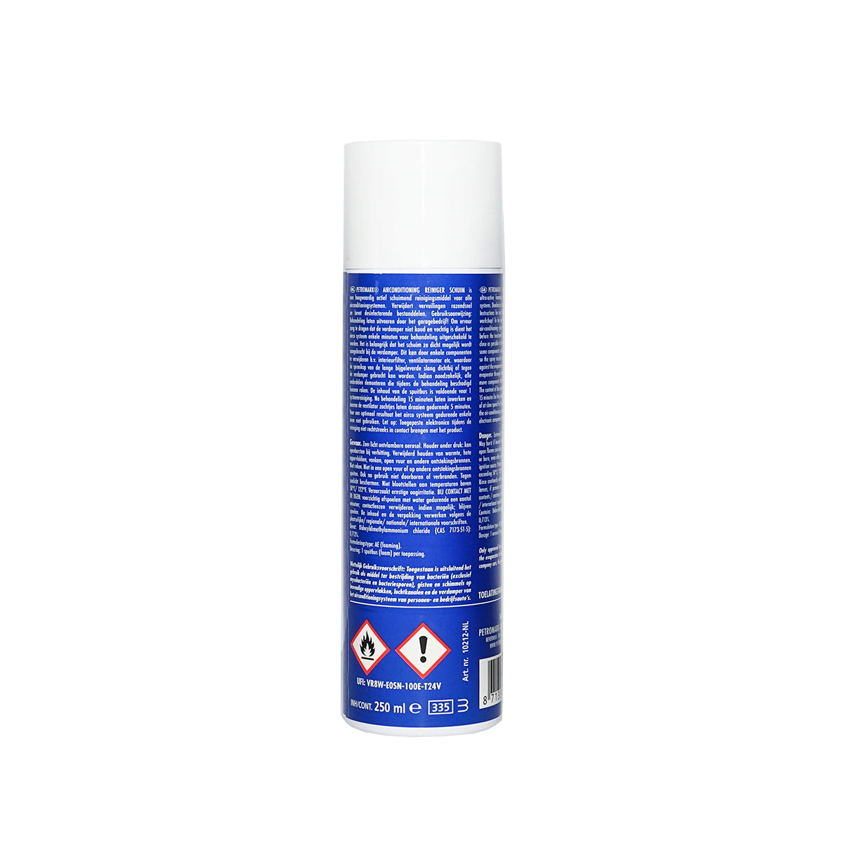 Air conditioning system cleaning spray