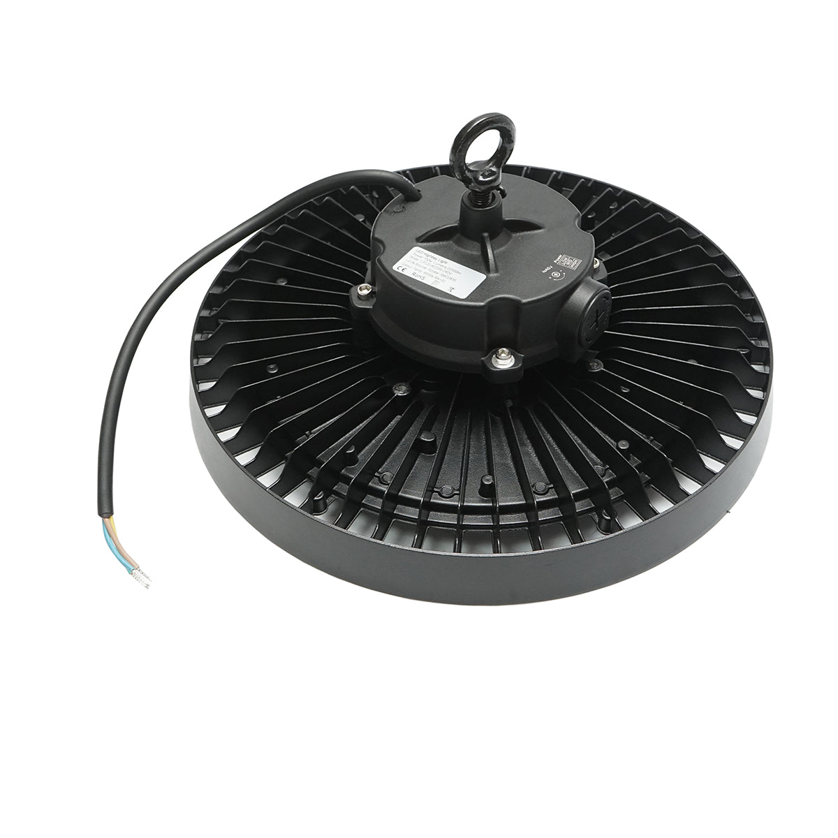 LED High-Bay Industrial Lamp 150W, 220V, 6000K, 22500LM for halls, warehouses 330x140mm Breckner Germany