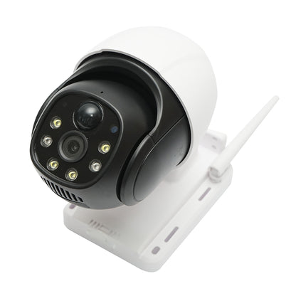 3MP surveillance camera, 4G WIFI rotating with 7.5W solar panel, PTZ, 1080P, motion sensor, night vision, V380 Pro app