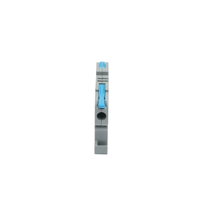 Quick connector cable for DIN rail 32A 450V, 2 poles 0.08-4mm, blue Leader