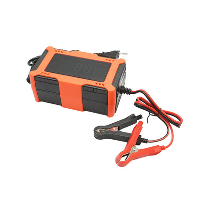 Charger, digital battery charger 12V, 6A lead acid, lithium 4-100Ah with smart repair function