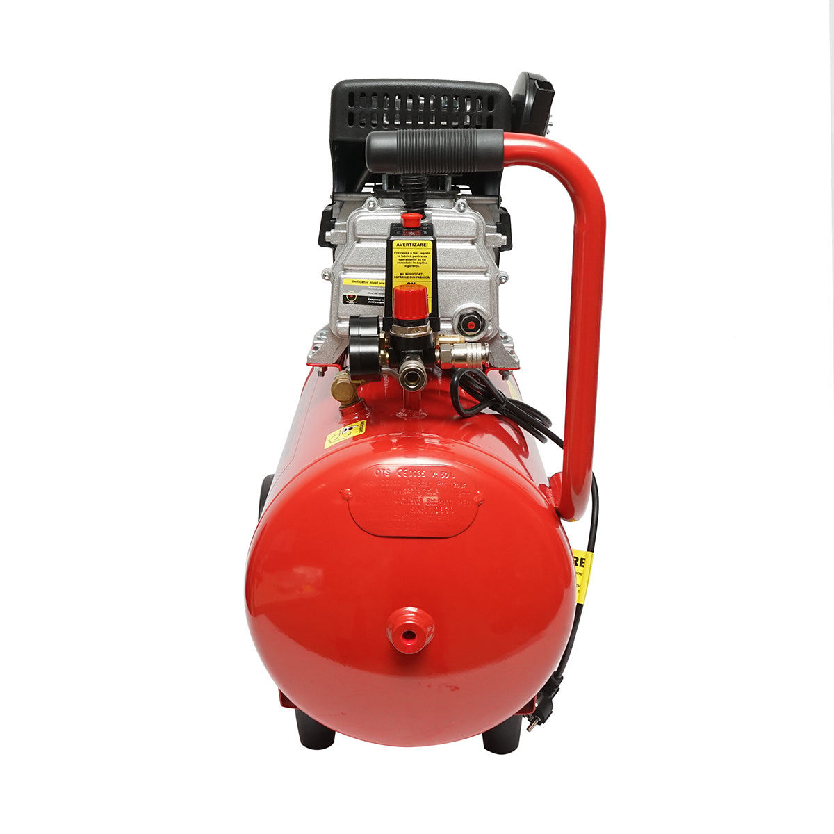 Air compressor with a volume of 50L, power 1.5kW/2HP, maximum pressure 8 Bar, air intake volume 184L, Breckner Germany