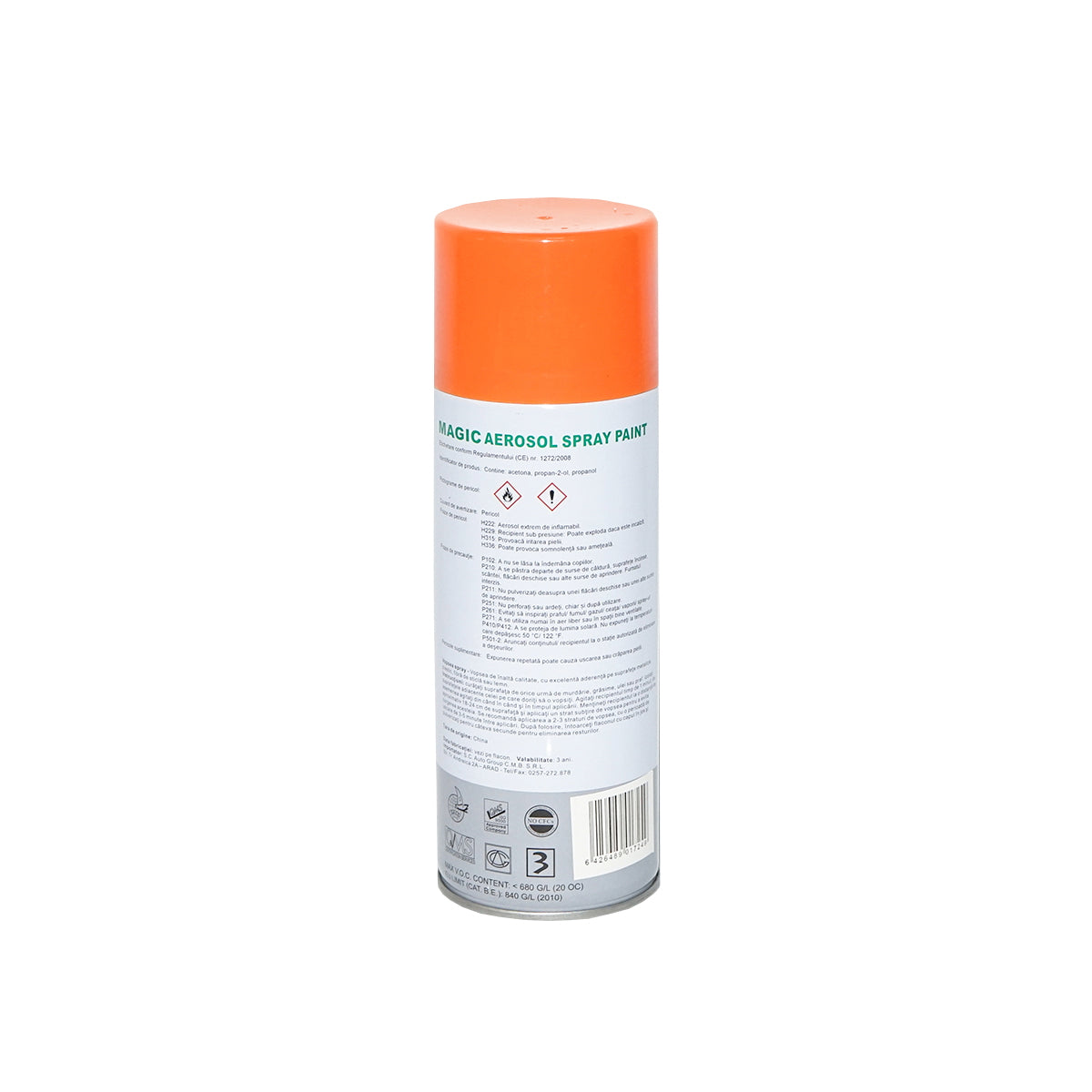 Magic orange fluorescent spray paint 1006 450 ml
