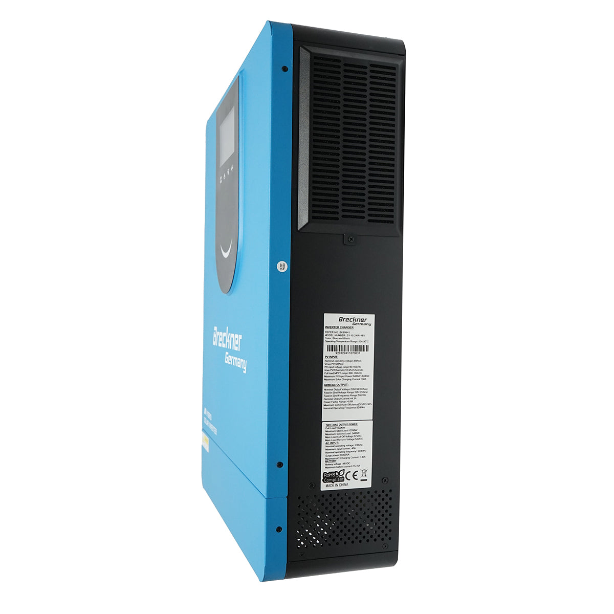 Hybrid solar inverter 10.2 KW, 48V, 140A, MPPT, single-phase, OFF-GRID, SY-10.2KW-48V Breckner Germany