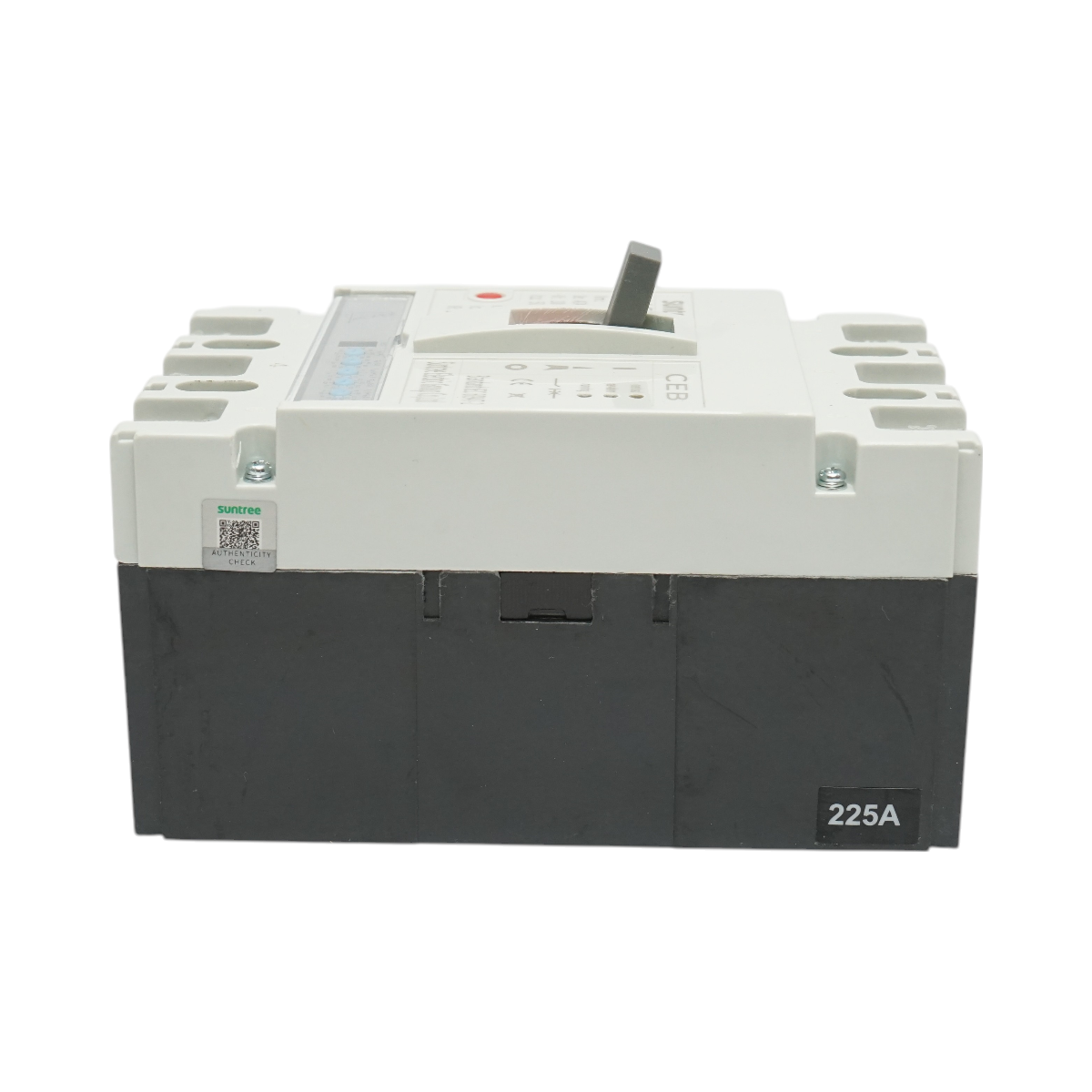 Automatic power circuit breaker MCCB 400V AC, 3P 225A, SM8E-250M Suntree