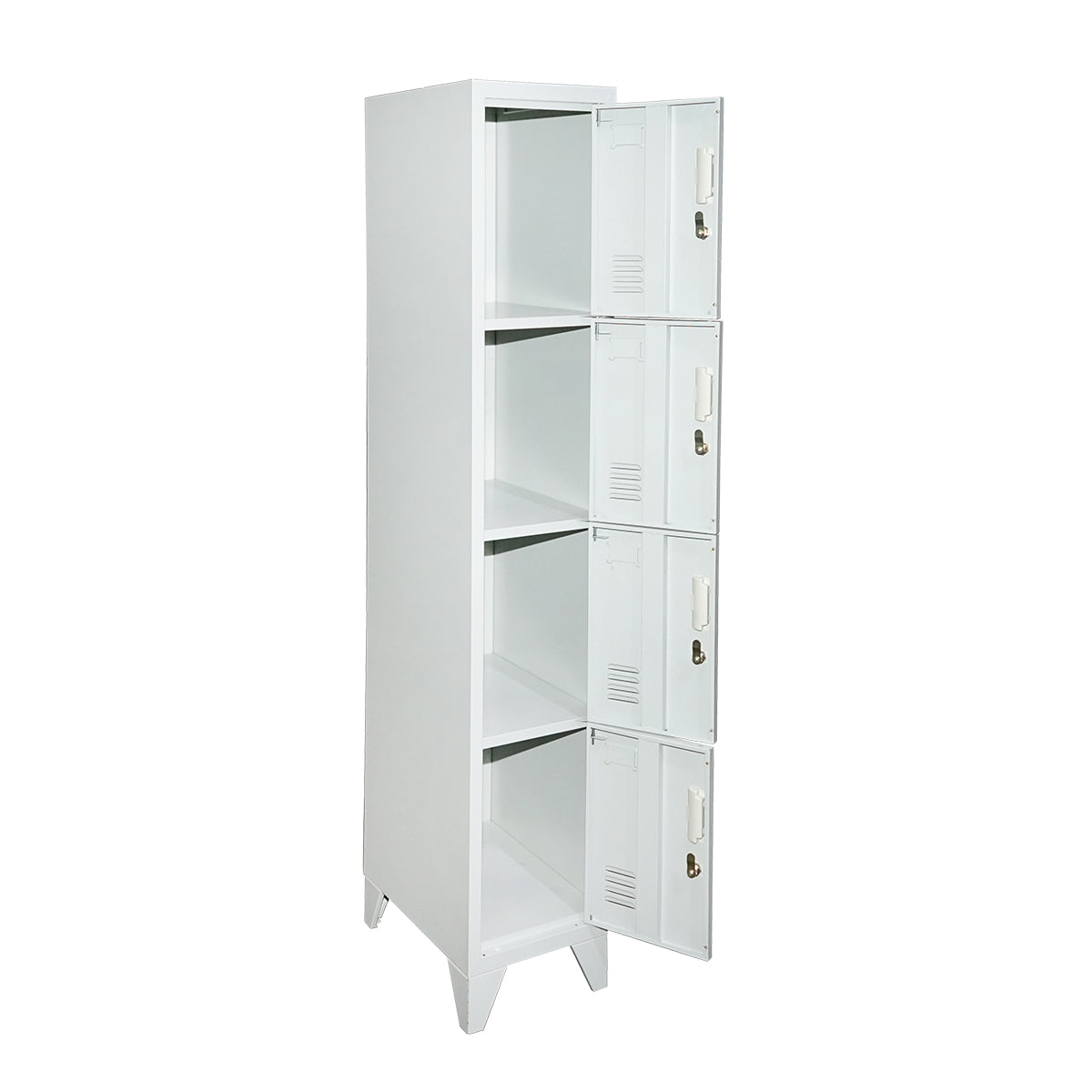 Vestibule, metal cabinet with 4 secured doors 1700x300x450mm Breckner Germany