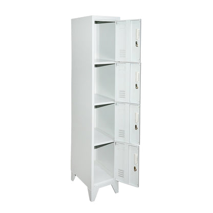 Vestibule, metal cabinet with 4 secured doors 1700x300x450mm Breckner Germany