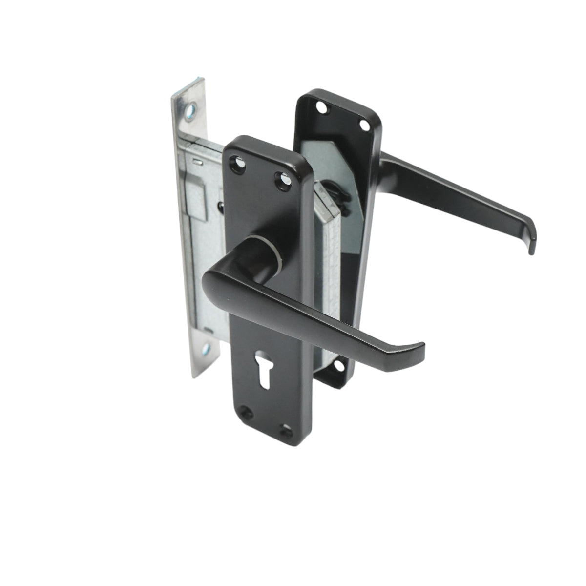 Black sliding door frog, 57x100x60mm