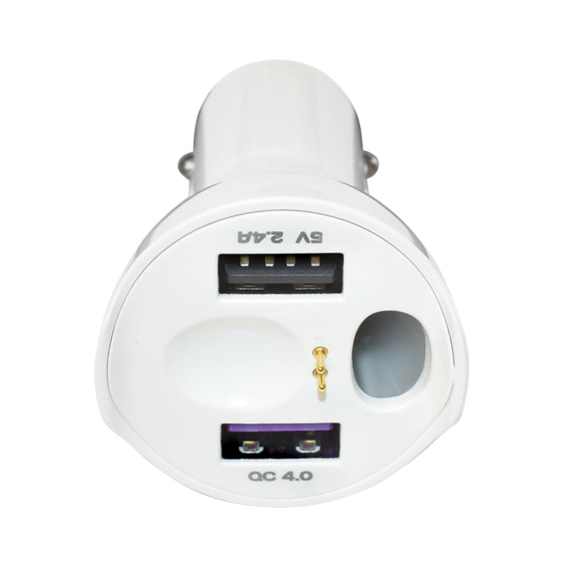 Bluetooth headset with car charger type cigarette lighter