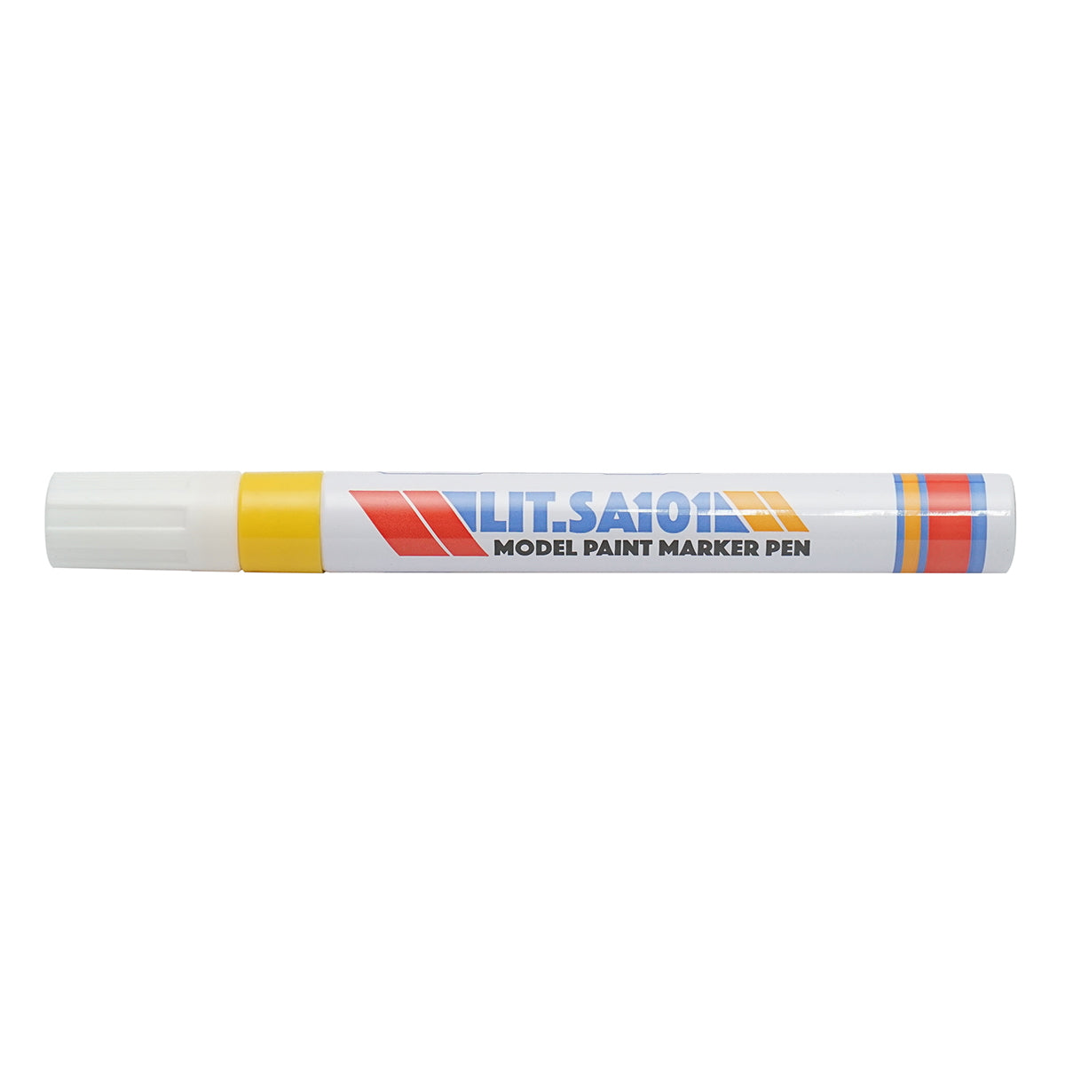 Yellow oil-based paint markers, waterproof, quick-drying, 12 pieces
