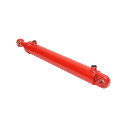 Reversible hydraulic cylinder plug 73x63x35x660x400mm oil connection fi18 Breckner Germany