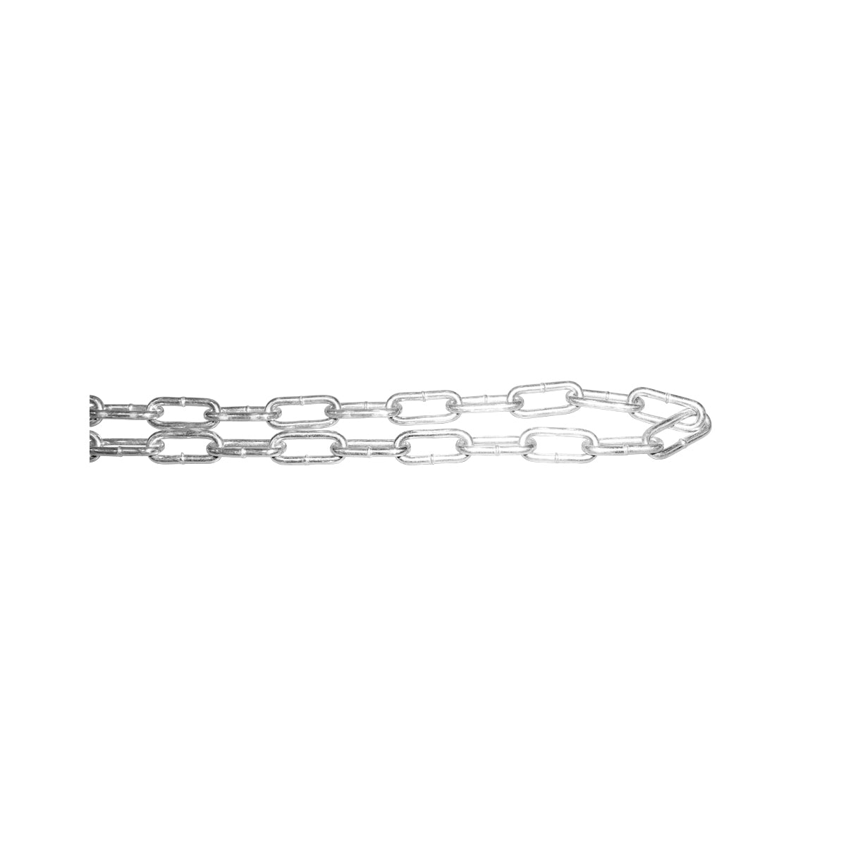 Galvanized chain with elongated links 7mm long 100m Breckner Germany
