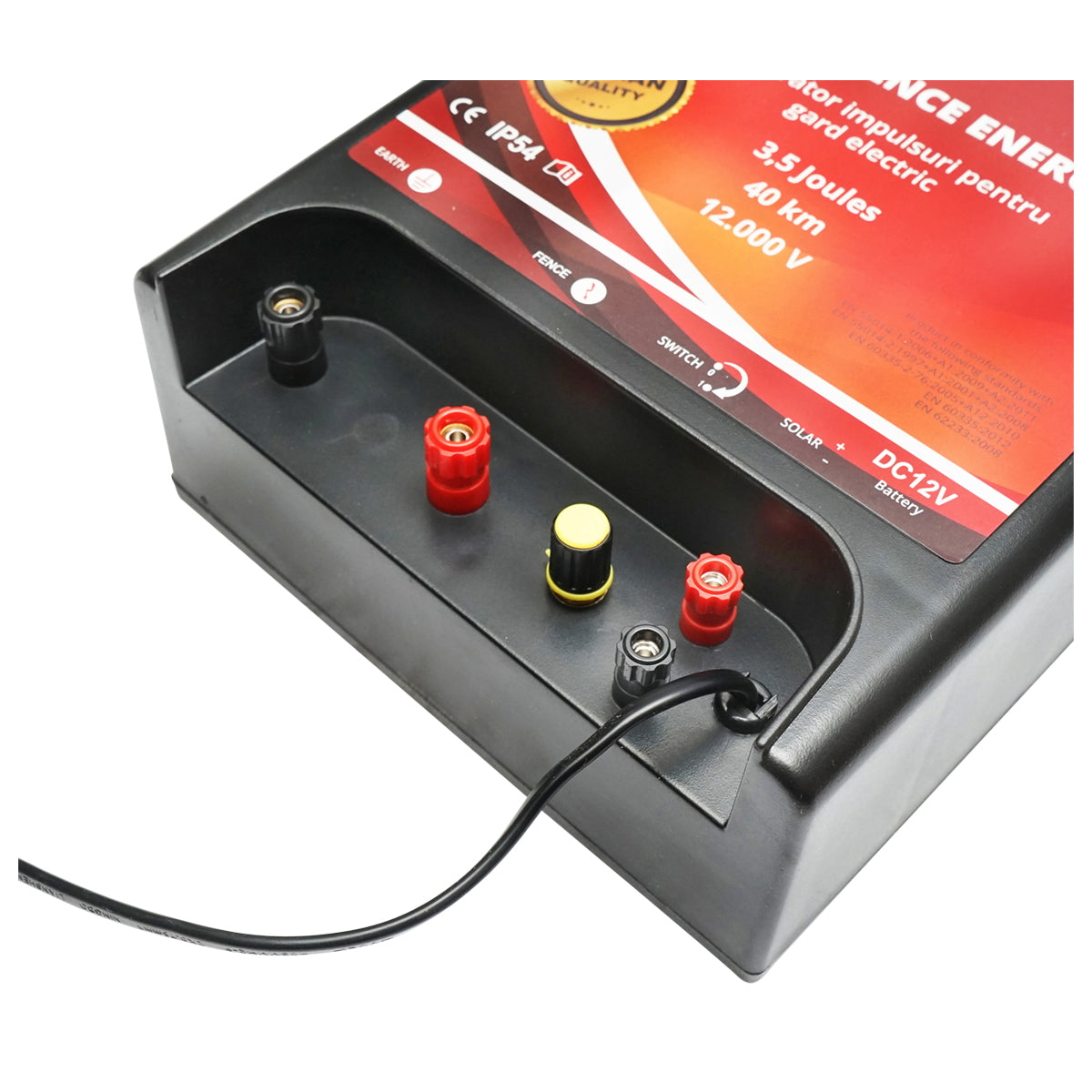 AC pulse generator device 12V, 3.5 Joules 40 Km electric fence Breckner Germany