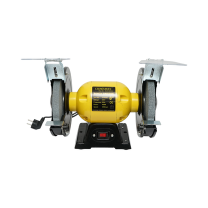 Bench grinder 400W, 220V abrasive disc 200x20x16mm, rotation speed 2950rpm Crownman