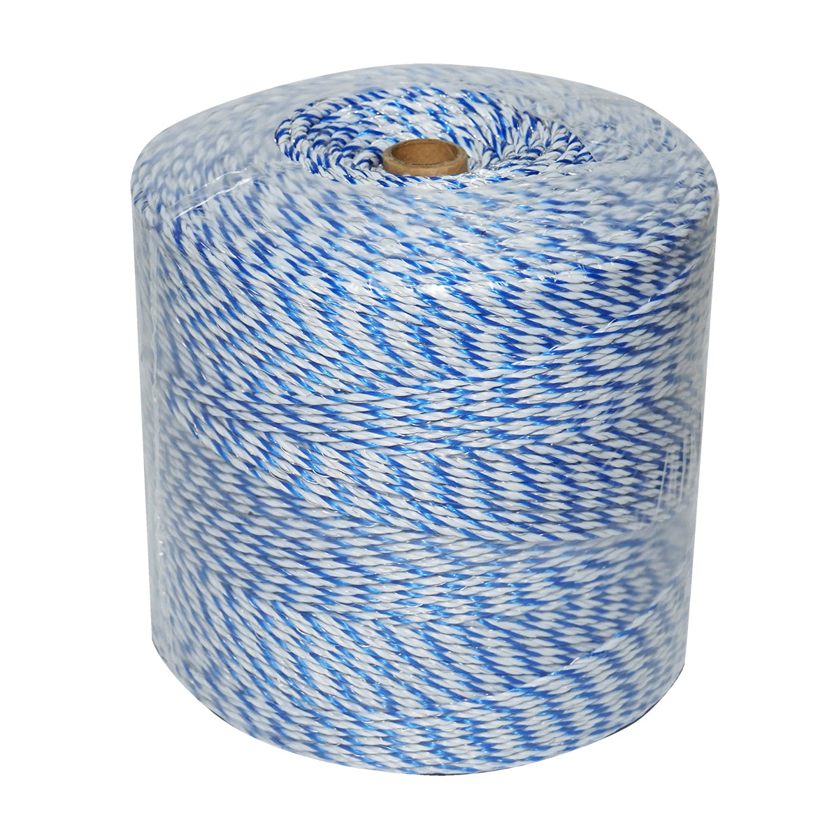 Blue-white wire roll 3mm 3x0.2mm SS, 1000m electric fence, resistance 7.8 Ohm Bourget