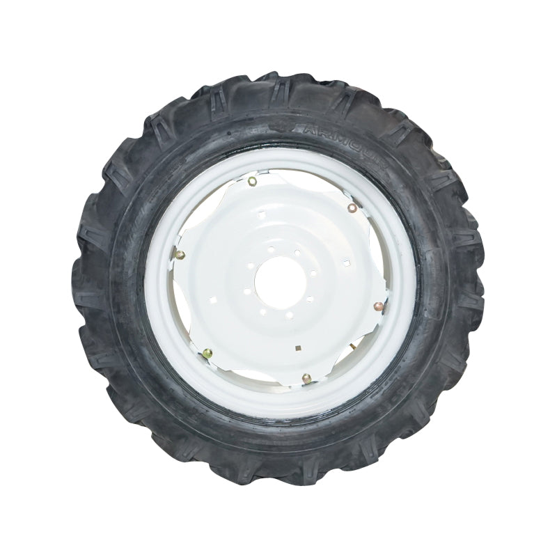 Complete wheel 12.4/28 8PR R-1 rear tread for UTB U-445 tractor