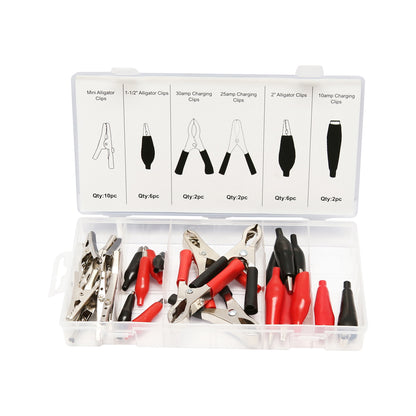 Electric current cable pliers kit 28 pieces
