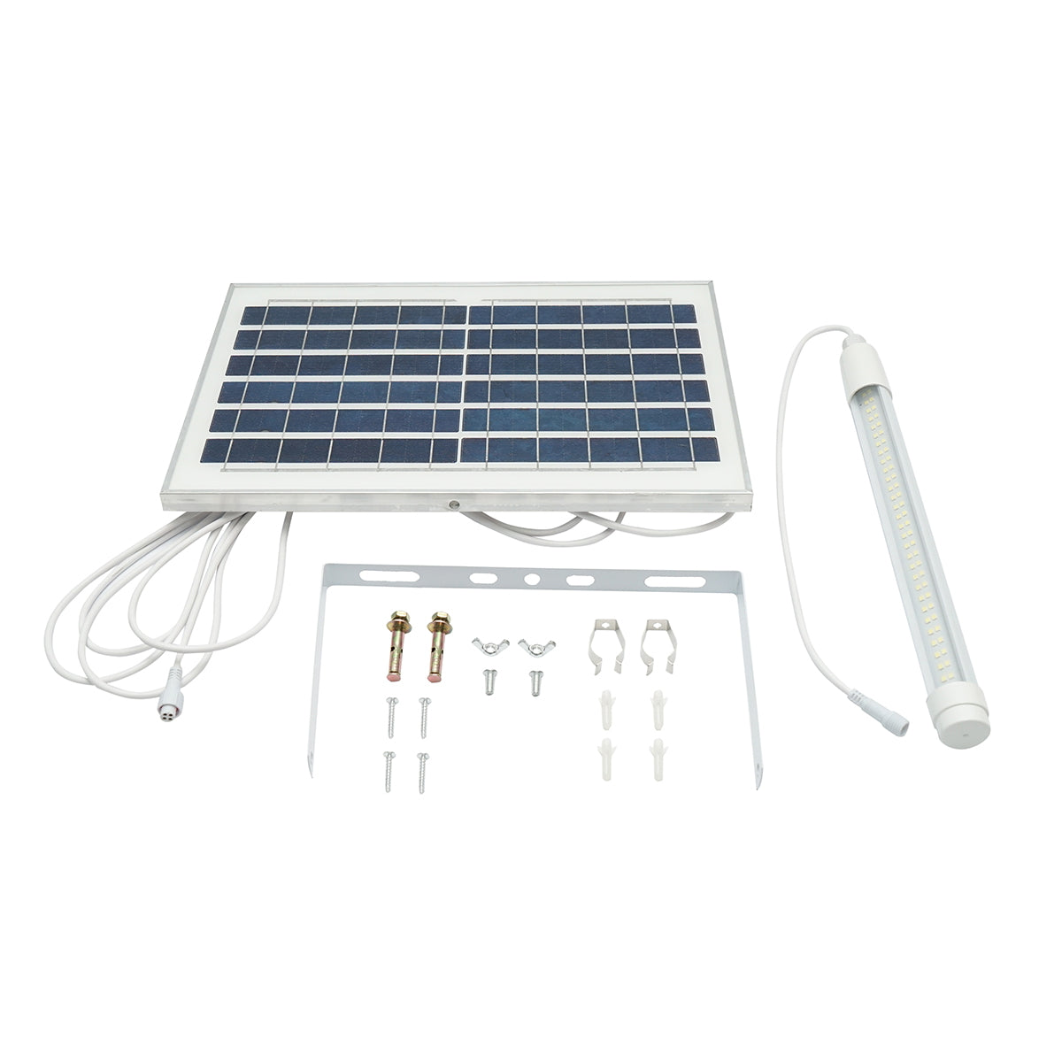 80W LED projector with 10W solar panel, 6000 mAh battery and 5m cable IP65 Breckner Germany