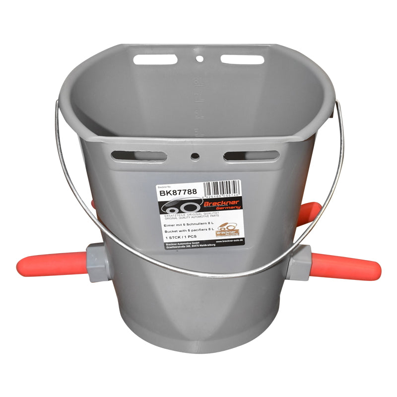 8L bucket with 5 teats for calves drinking Breckner Germany