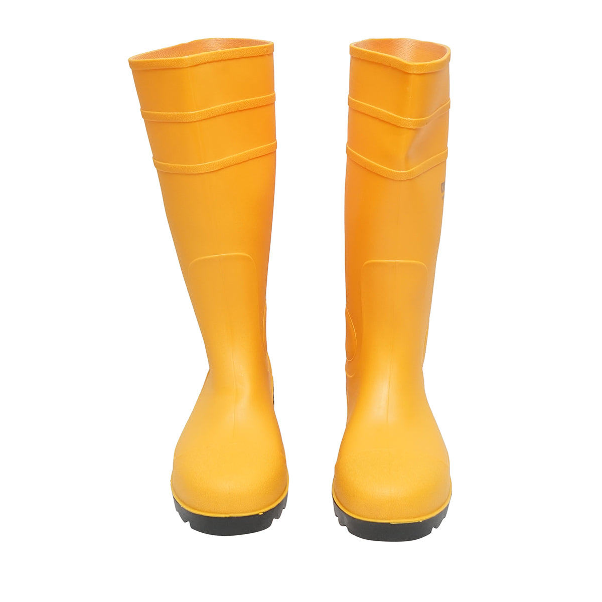 Rubber work boots, yellow, size 43 Crownman