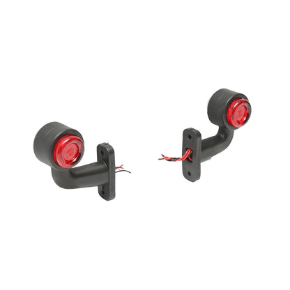 Set of side LED marker lamps 12/24V, red-white FR0103 Breckner Germany