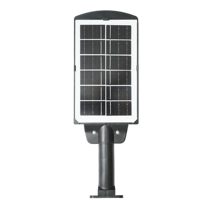 LED solar street lamp 6500K with 3W solar panel, 18000mAh battery, pole mount IP67 Breckner Germany