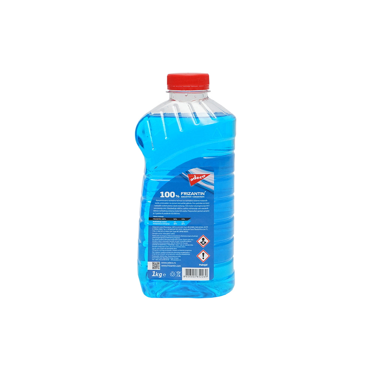 Blue concentrated antifreeze G11 -57 degrees 1 Kg Adeco