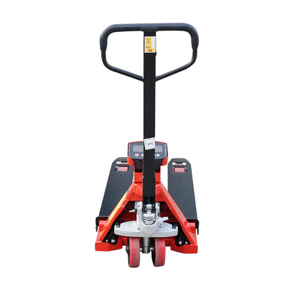 Manual pallet truck 2T with electronic scale and silicone wheel Breckner Germany