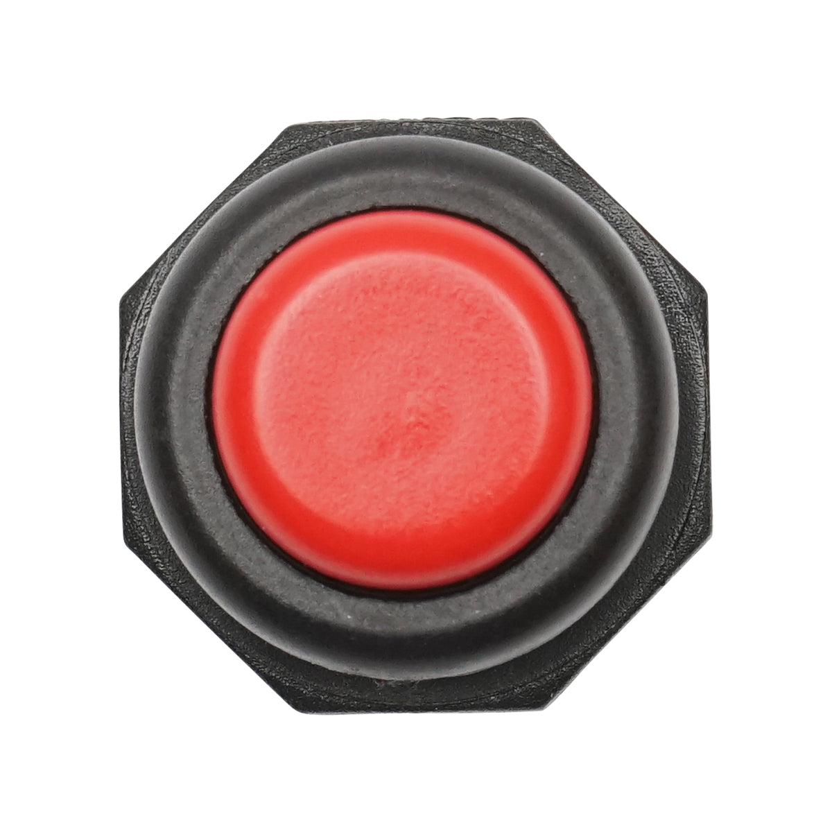Plastic push button with return, red Breckner Germany