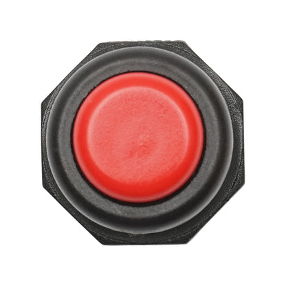 Plastic push button with return, red Breckner Germany