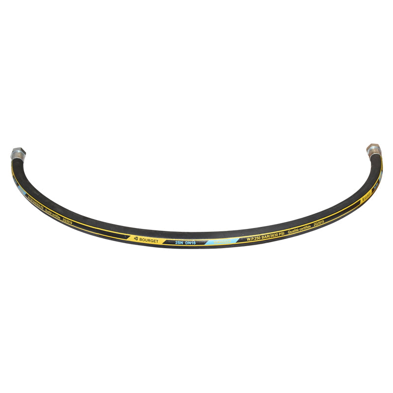 Certified pressure hose DN16 2SN - 1200mm Forestry Tractor