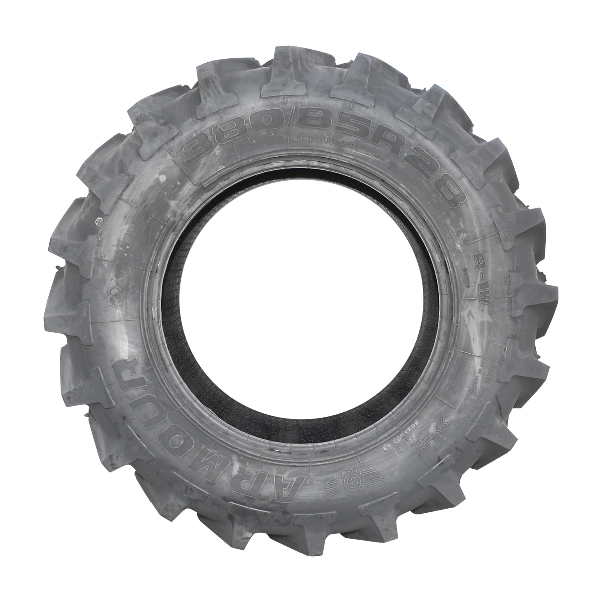 Radial tubeless agricultural tire 380/85R28 14.9R28 with stud, V profile R-1W
