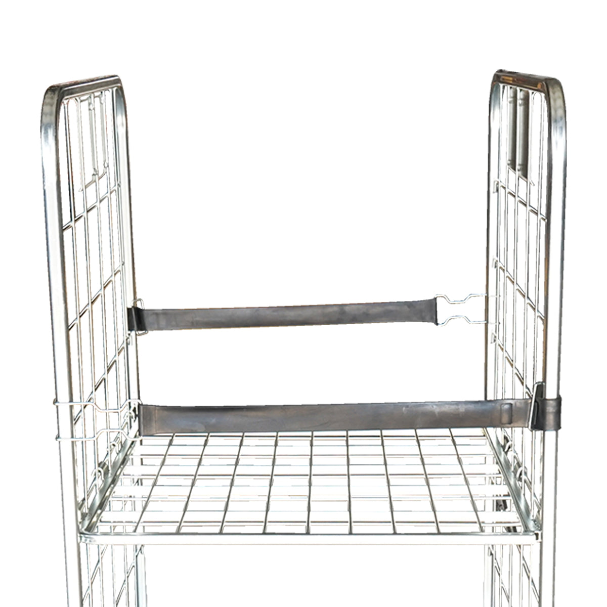 Warehouse trolley with 2 sides, container type, 500Kg