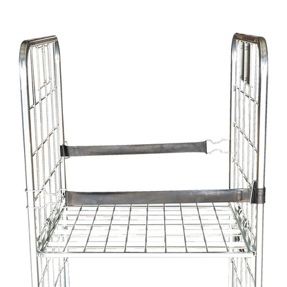 Warehouse trolley with 2 sides, container type, 500Kg