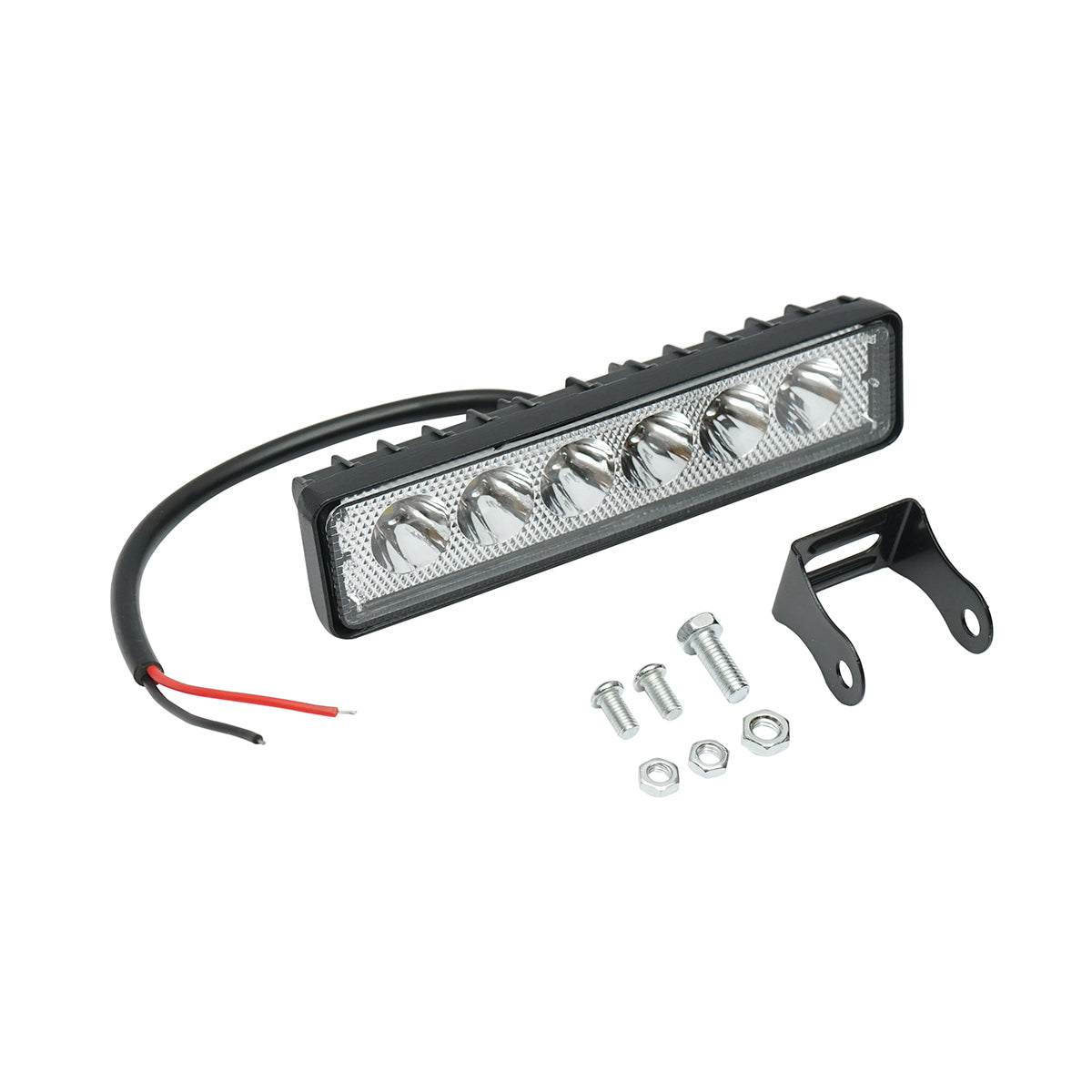 Lamp with 6 LEDs and a magnifying glass 10-60V 18W radiation angle 60 degrees