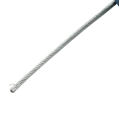 Galvanized steel cable with a diameter of 3mm, 6x7+FC strands, maximum load 529Kg, weight 6.32Kg, 200m/roll