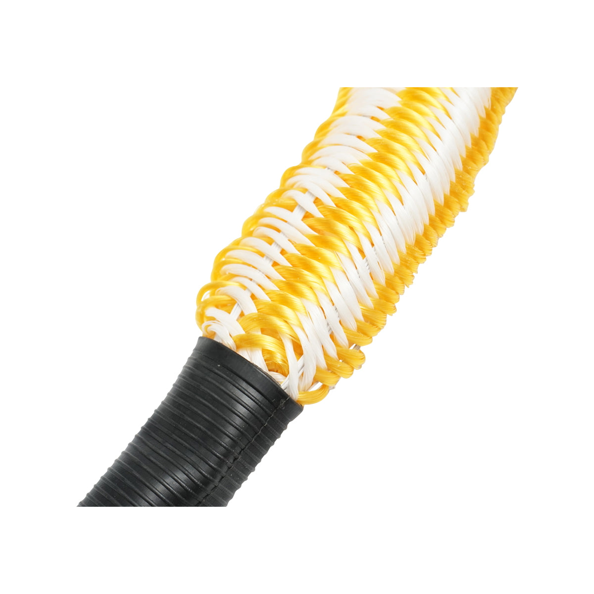 Elastic braided cable/rope 4m with metal hooks for towing 2T