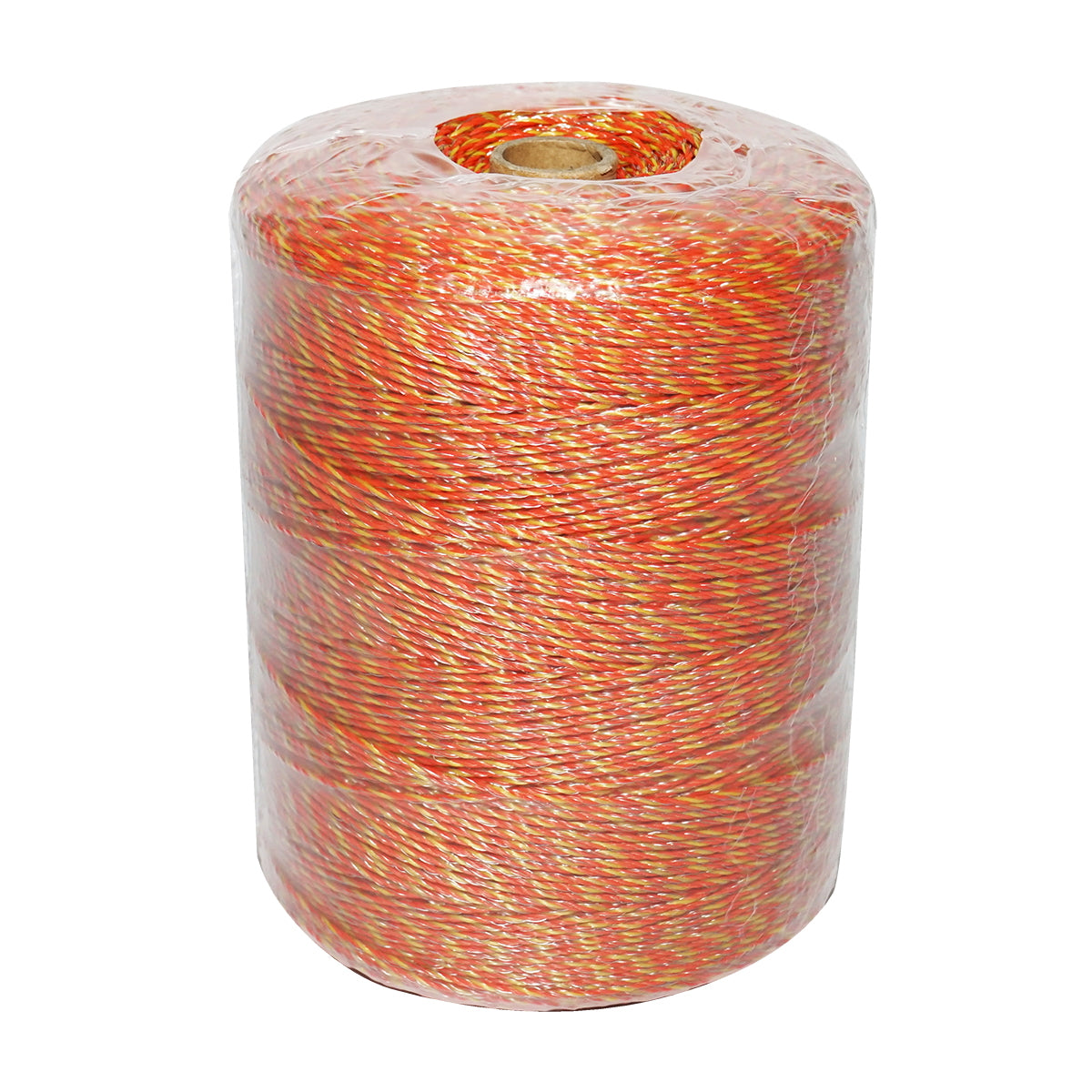Roll of yellow-red wire 2mm 6x0.16mm SS, 1000m electric fence, resistance 5.5 Ohm Bourget