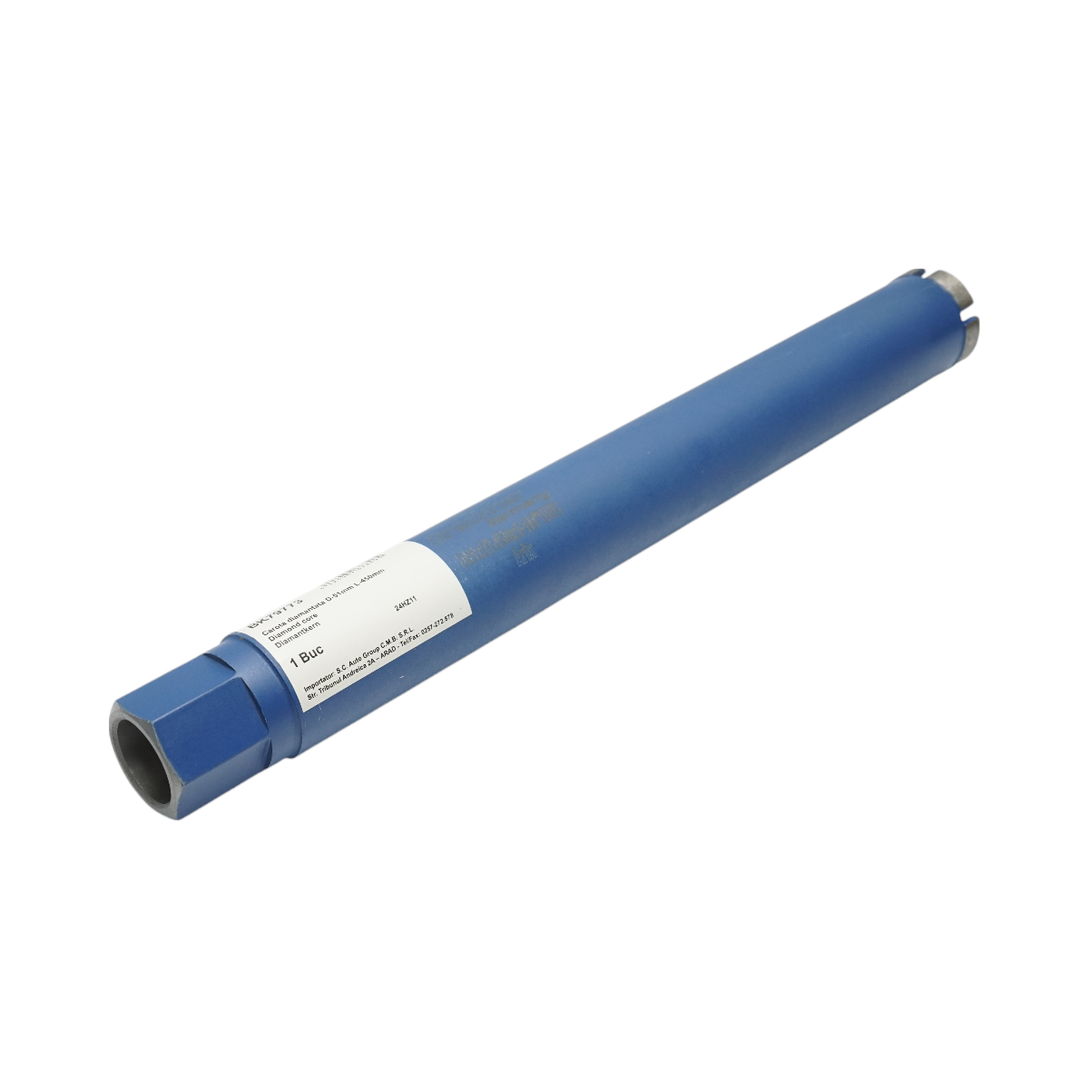 Diamond core drill 51x450mm with 1-1/4 UNC internal thread, wet drilling for concrete, brick Breckner Germany