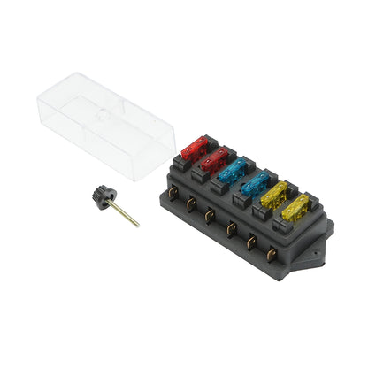 Flat fuse box with 6 terminals UTB U-650