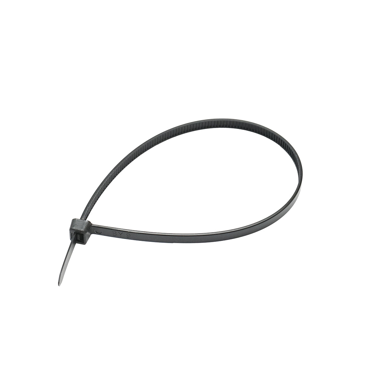 Facet, plastic collar 4.8x250mm, black, set of 100 pieces Breckner Germany
