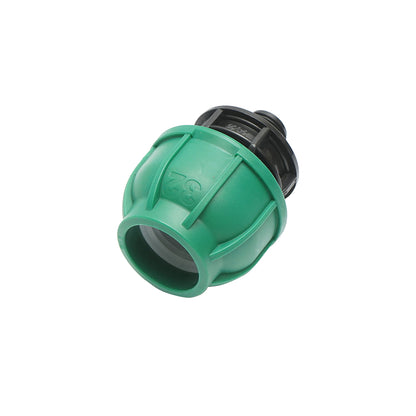Compression fitting with external thread D32mmx1/2 inch, PN10 Bar for irrigation systems