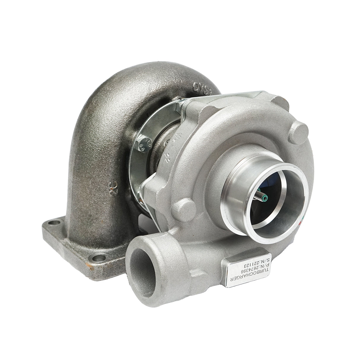 Turbocharger for Perkins, Massey Ferguson OEM codes 2674398, 3638729M91, 6676248A1, 3228752R92, 4657780016