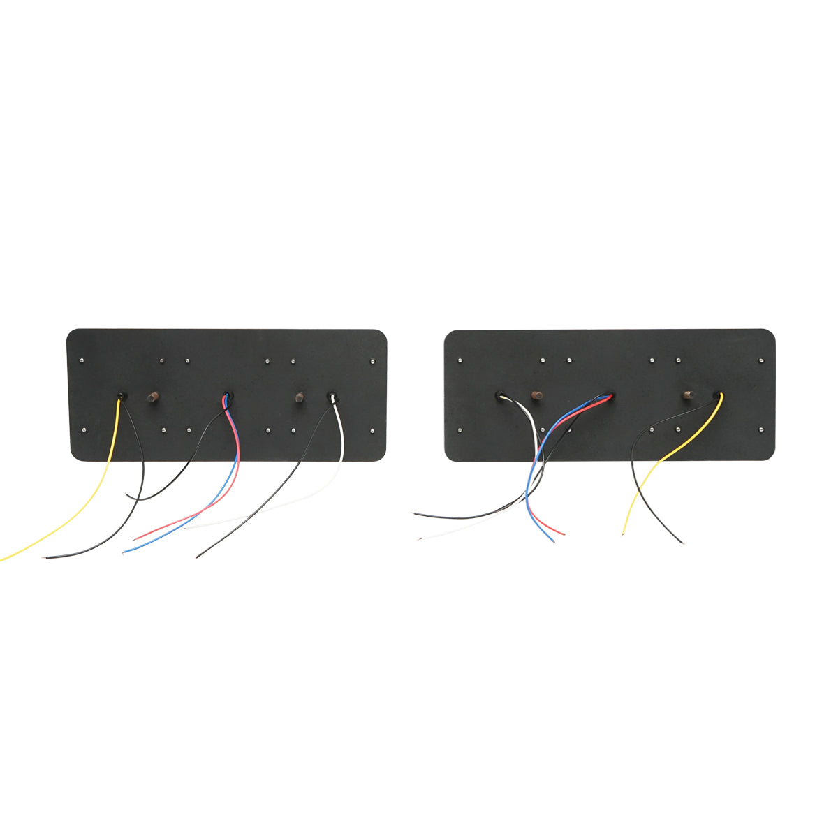 LED rear stop lights with 3 functions 12V - 24V. 330x140mm. Breckner Germany