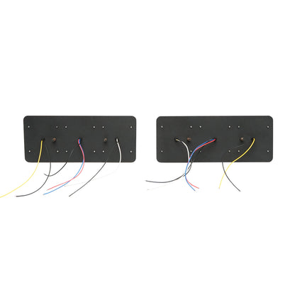 LED rear stop lights with 3 functions 12V - 24V. 330x140mm. Breckner Germany
