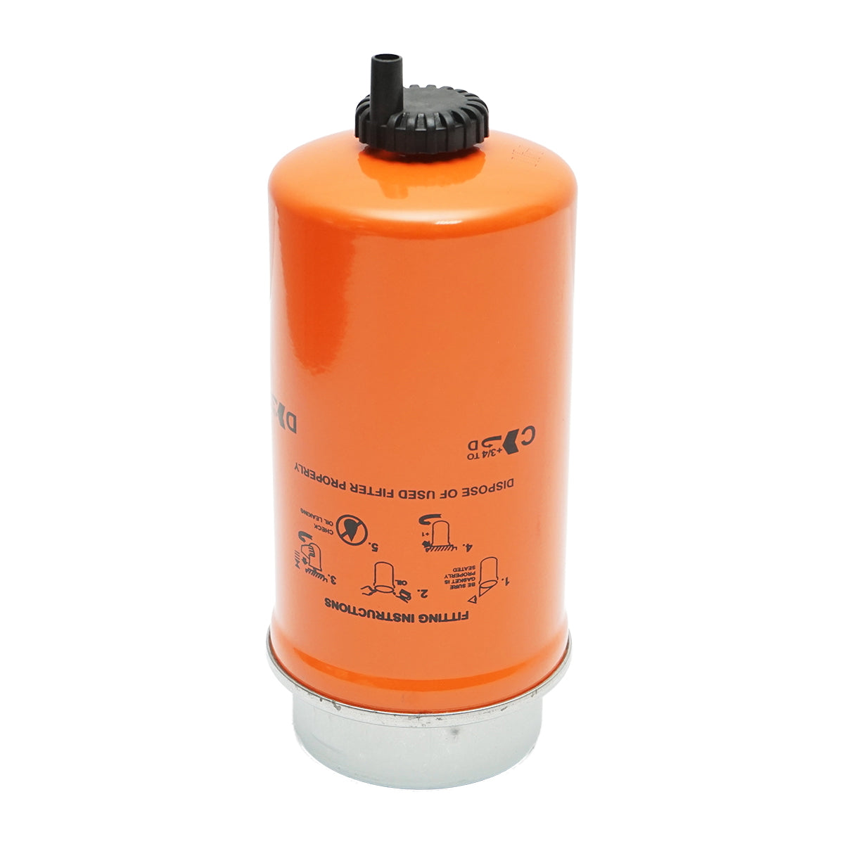 Fuel filter for John Deere, Case IH, Ford, New Holland RE529643, RE541922, XN345, P551433, WK8187, WK8170, SK48672, SN70274, B58508