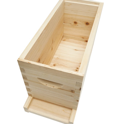 Horizontal wooden hive for bees, 5 frames, 505x230x245mm
