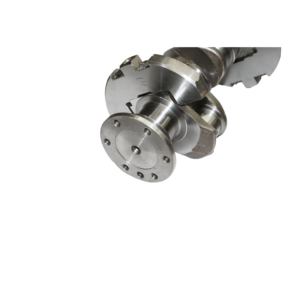 Bent shaft, crankshaft for Massey Ferguson, Landini Perkins engine with 3 cylinders OEM codes ZZ90148, ZZ90116, 3638309M91, 84402