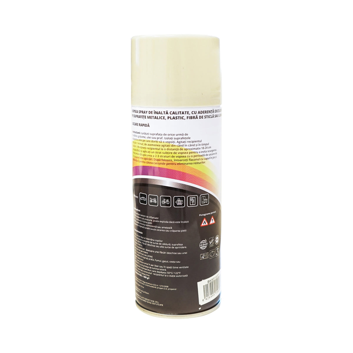 Professional white auto spray paint Bobcat type with quick drying 450ml MAGIC