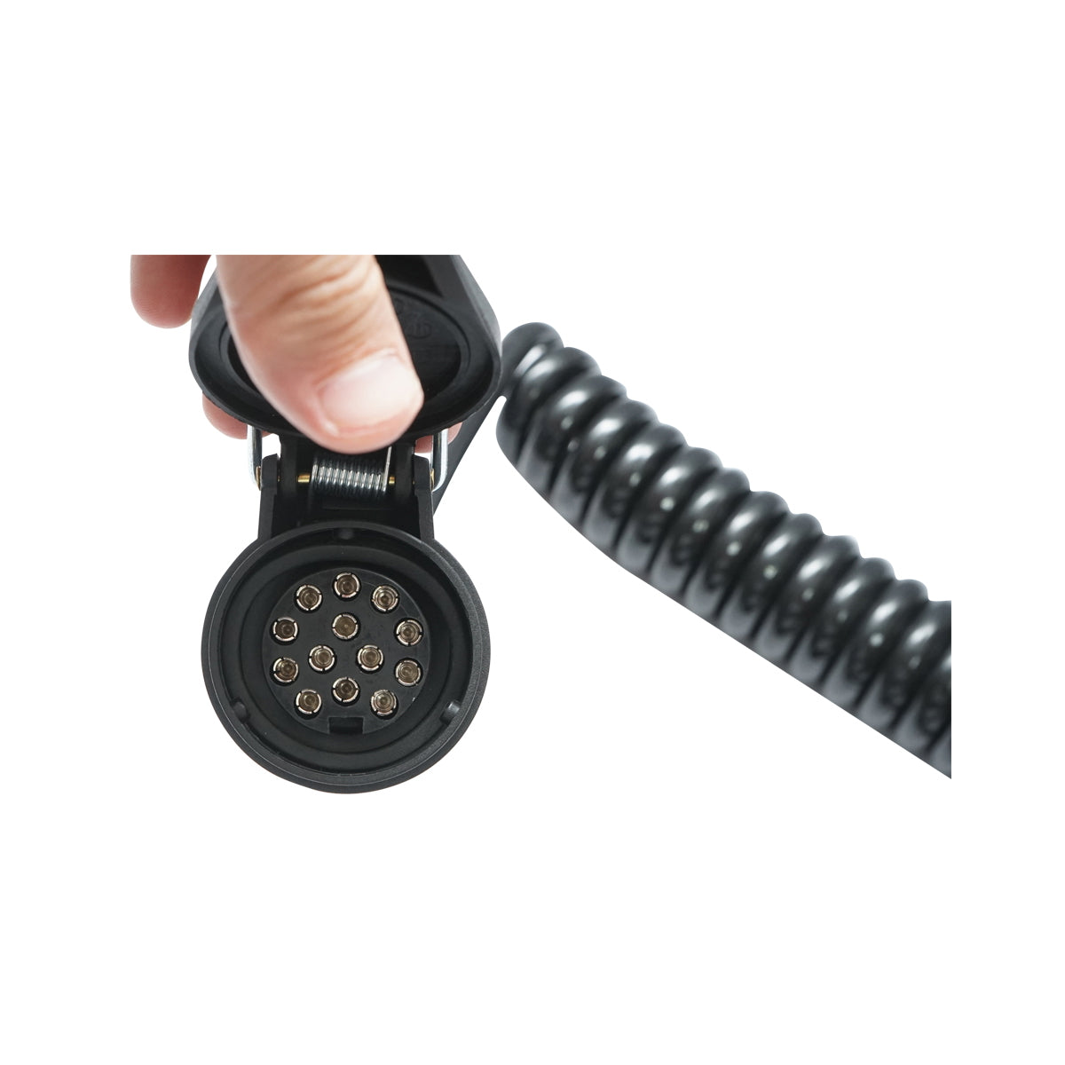 Cable, trailer adapter 2.2m with plug 13-13 pin male-female Breckner Germany